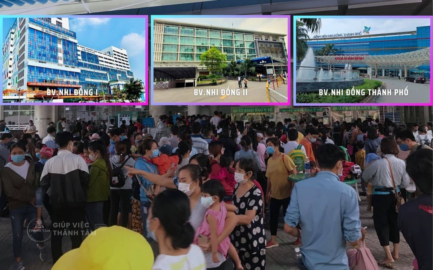 Ba bệnh viện Nhi Đồng nổi tiếng Tphcm
