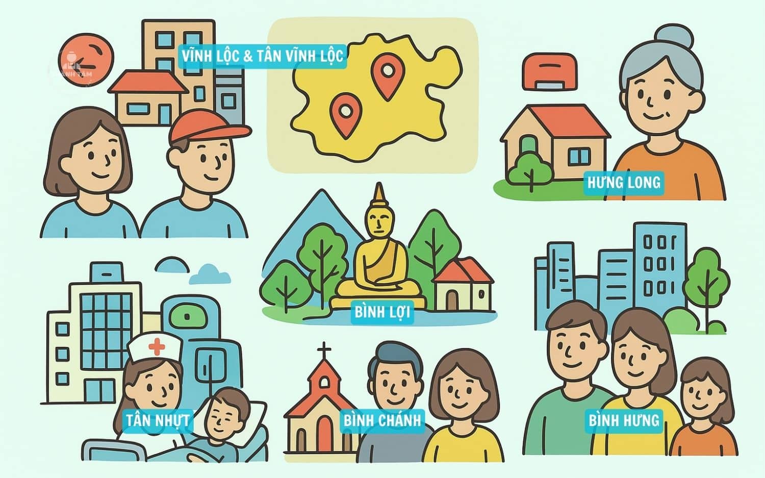 Toàn cảnh 7 xã mới