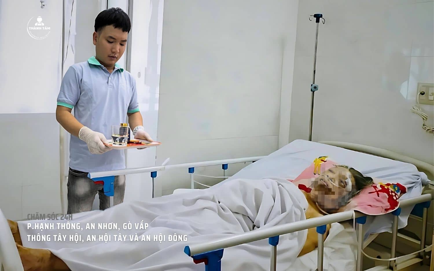 Chăm người bệnh tại bệnh viện Gò Vấp