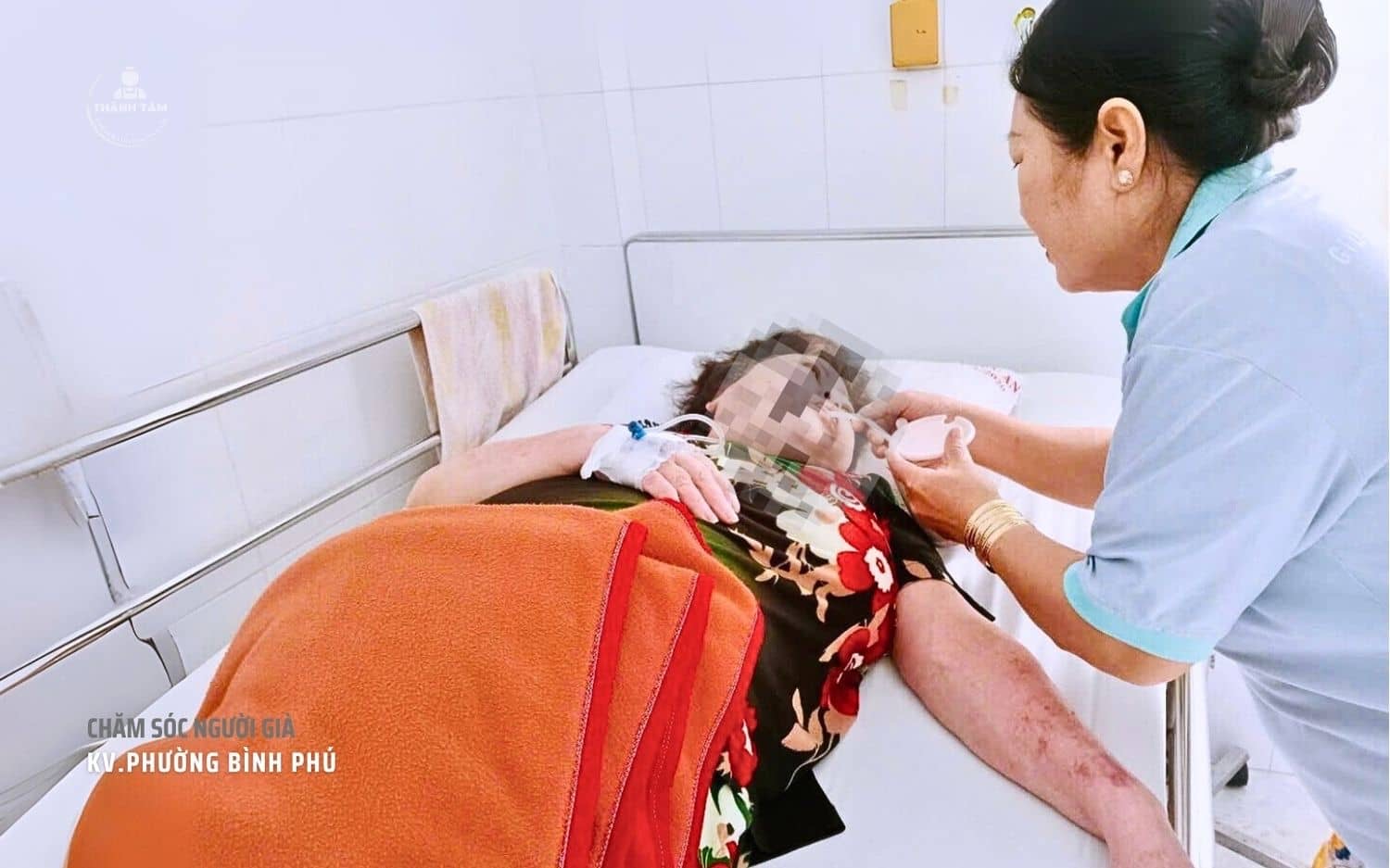 Chăm sóc người bệnh nằm viện đa khoa quận 6