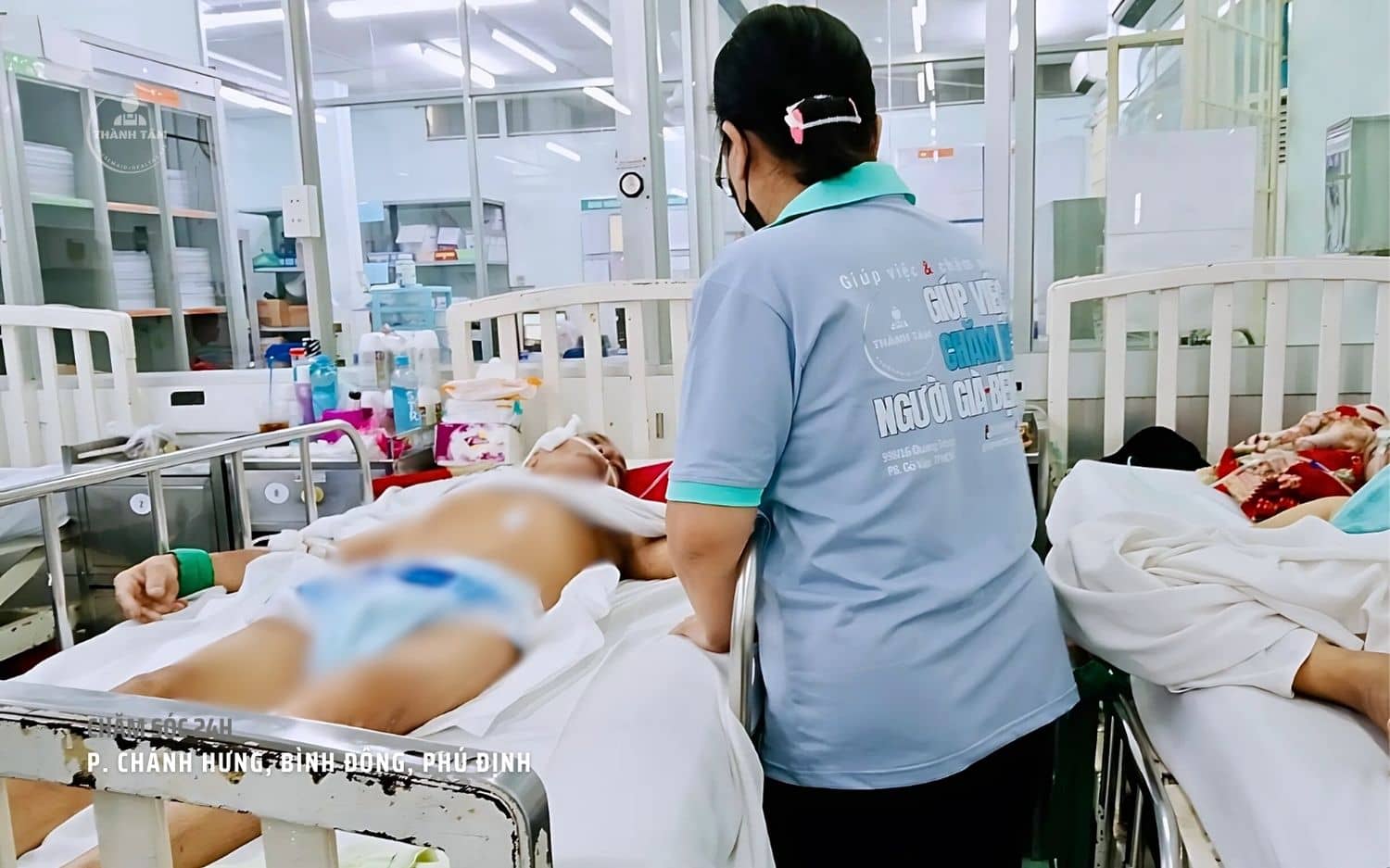 Chăm sóc người bệnh nặng tại phường Chánh Hưng