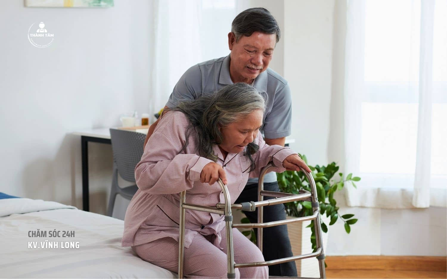 Chăm sóc người già tại nhà, ở Vĩnh Long