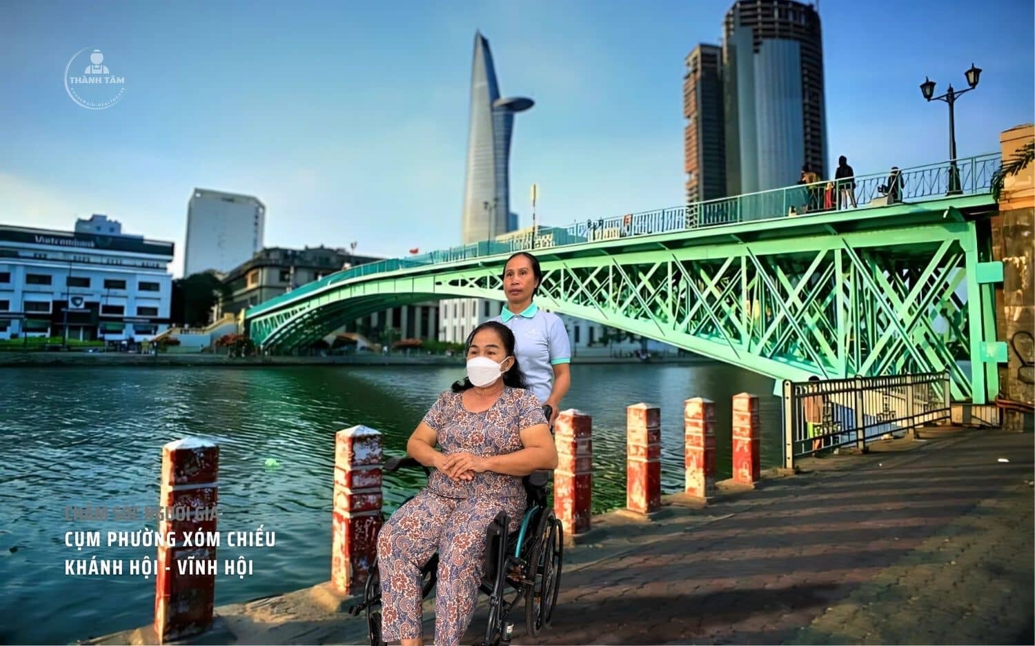 Chăm sóc ông bà chu đáo tại nhà cho gia đình 3 phường mới của quận 4 sau sáp nhập
