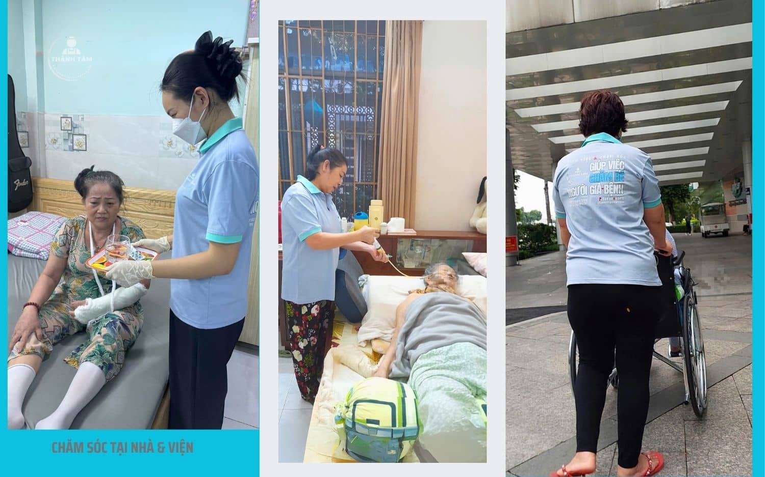 Khu vực 3 phường mới quận 10, Thành Tâm cung cấp đủ dịch vụ chăm sóc tại nhà và viện