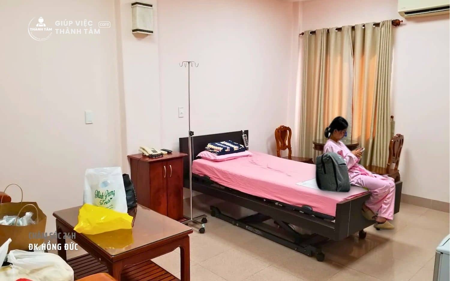 Lo lắng vì thiếu vắng người thân chăm sóc khi nằm viện Hồng Đức