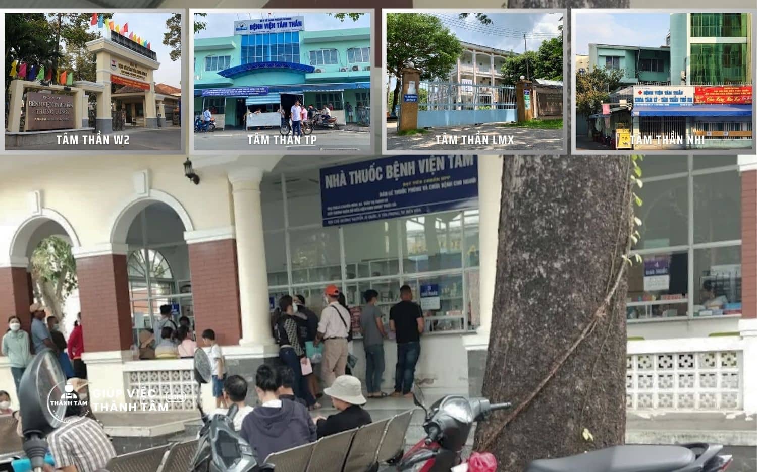 Những bệnh viện tâm thần lớn phía Nam