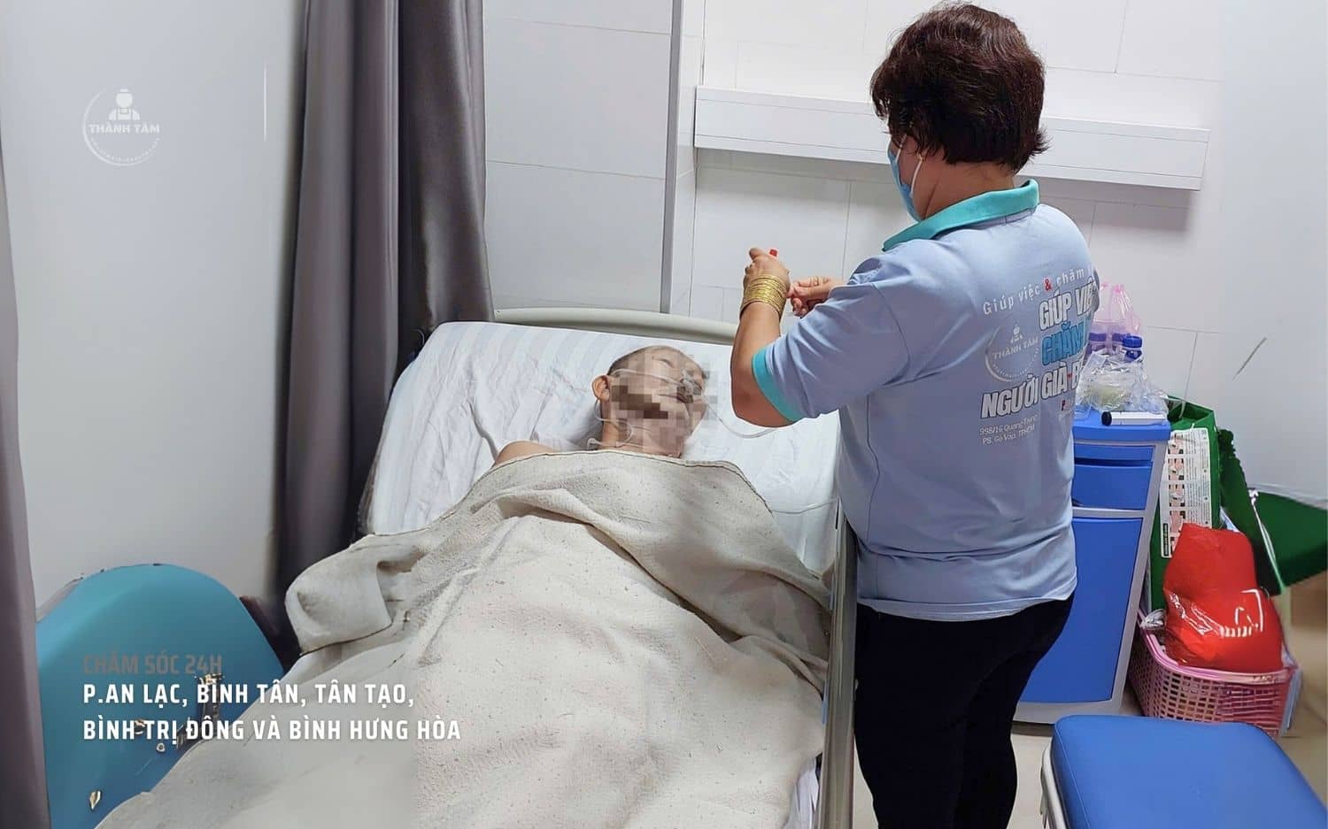 Thành Tâm Care chăm người bệnh chuyên nghiệp tại Bệnh viện Bình Tân