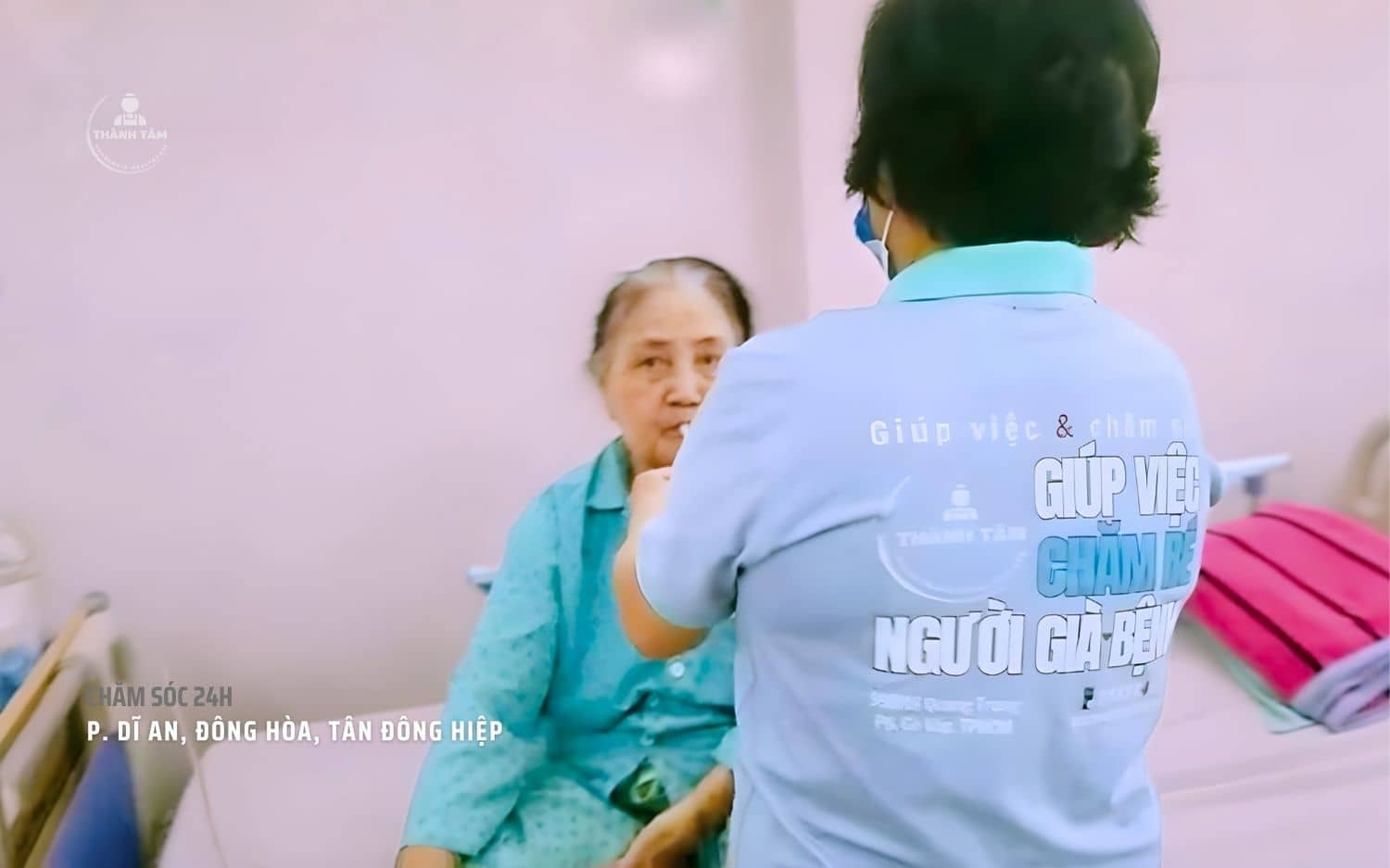 Chăm người bệnh tại Dĩ An, Đông Hoà, Tân Đông Hiệp