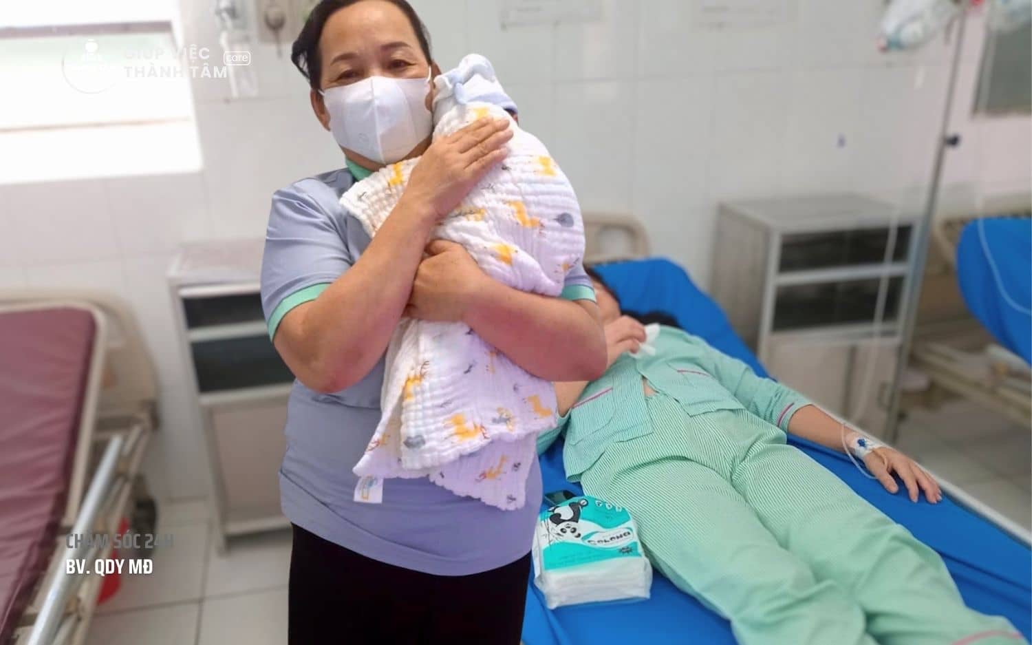 Thành Tâm Care chăm sóc sản phụ sinh đẻ tại bệnh viện QDY MĐ