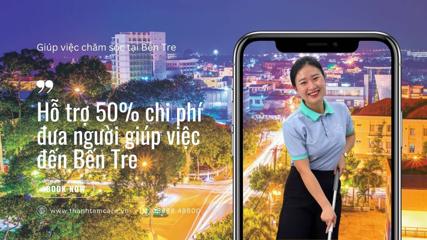 Tìm người giúp việc tại Bến Tre? hãy để Thành Tâm Care