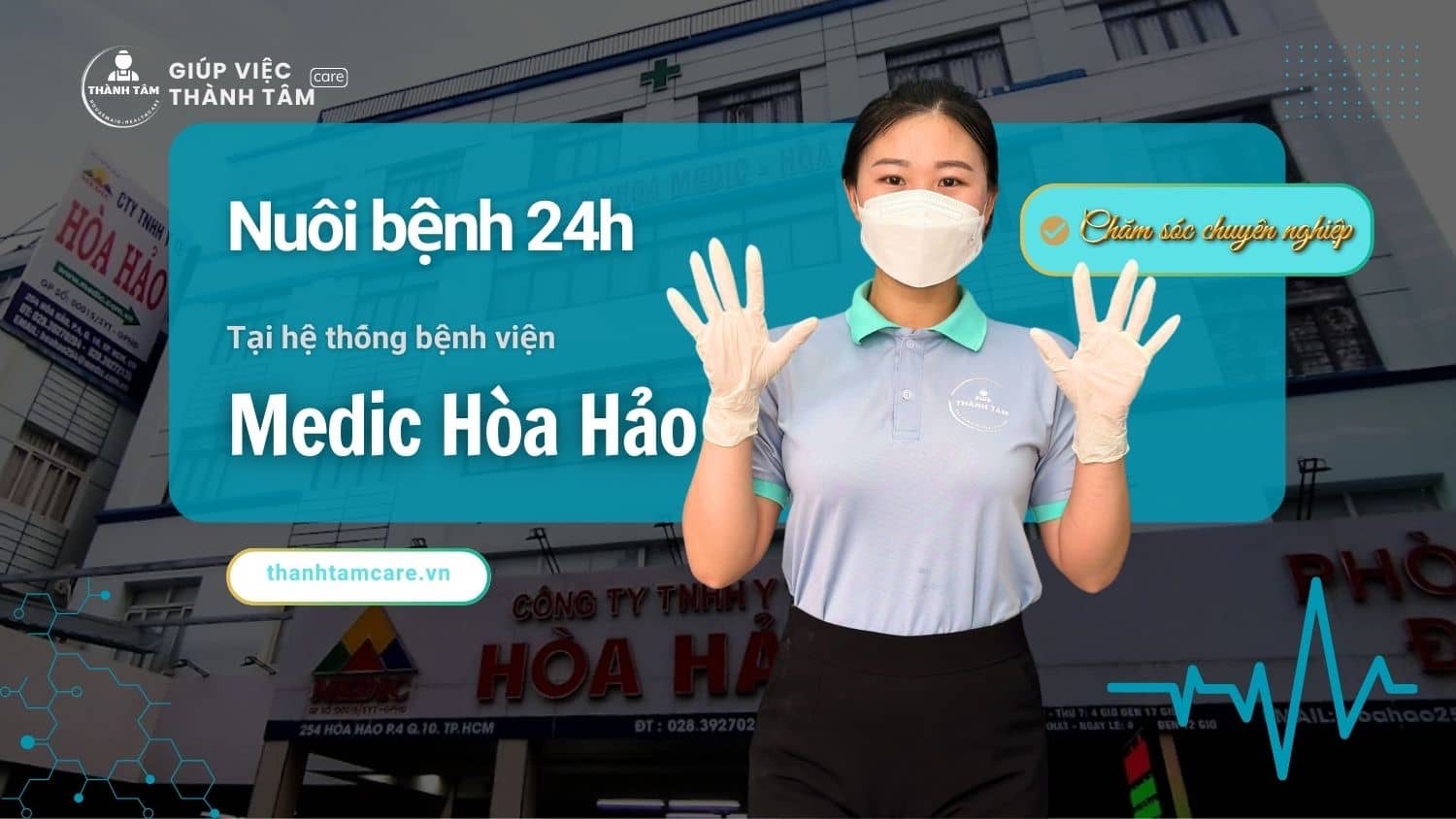 Dịch vụ nuôi bệnh tại Bệnh viện Hòa Hảo và toàn hệ thống Medic