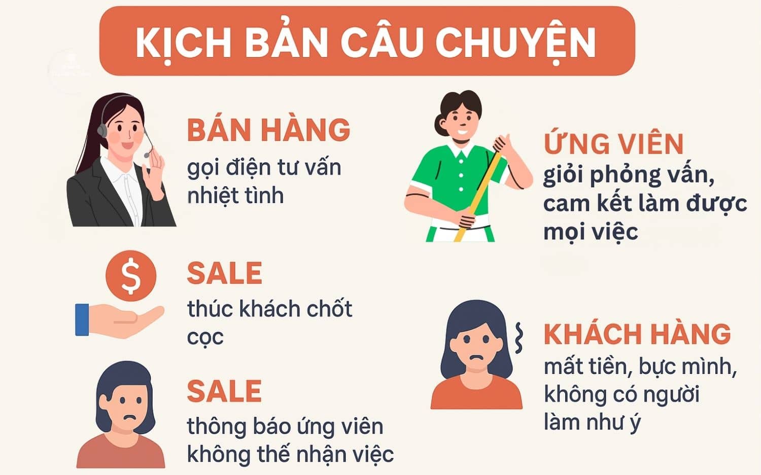 Chuyện từ thị trường giúp việc chăm sóc – Khi “sale” không còn là cầu nối đáng tin cậy